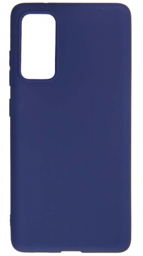 Силиконовый чехол для Samsung Galaxy S20 FE матовый синий