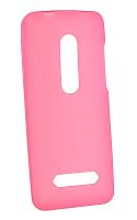 Силикон Nokia 206 матовый светло-розовый