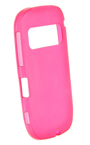 Силиконовый чехол Nokia С7 розовый