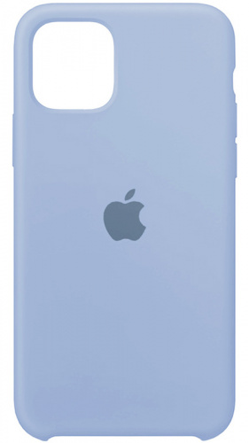 Задняя накладка Soft Touch для Apple Iphone 11 светло-голубой