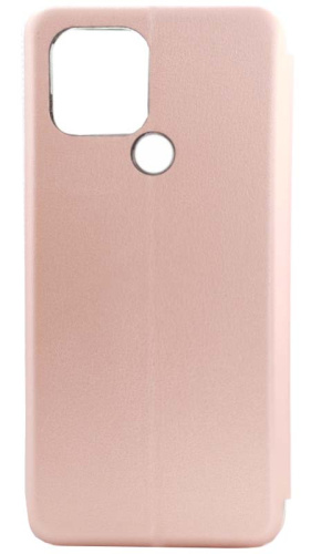 Чехол-книга OPEN COLOR для Xiaomi Redmi A1 Plus розовое золото фото 2