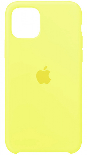 Задняя накладка Soft Touch для Apple Iphone 11 Pro Max лимонный