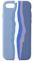 Силиконовый чехол Soft Touch для Apple iPhone 7/8 без лого сине-голубой
