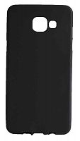 Силиконовый чехол для Samsung Galaxy A510/A5 (2016) матовый чёрный