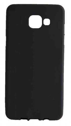 Силиконовый чехол для Samsung Galaxy A510/A5 (2016) матовый чёрный