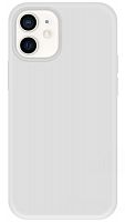 Задняя накладка Krutoff Silicone Case для Apple Iphone 12 mini (white) 