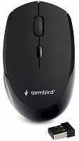 Мышь беспров. Gembird MUSW-354, черный, бесш.клик, soft touch,3кн.+колесо-кнопка, 1600DPI, 2,4ГГц