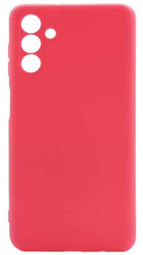 Силиконовый чехол для Samsung Galaxy A04S/A047 матовый неоновый розовый