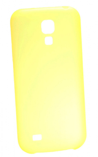 Задняя накладка "Jack Case" Ultra Thin 0,35 mm для Samsung i9190 Galaxy S4 mini, жёлтая