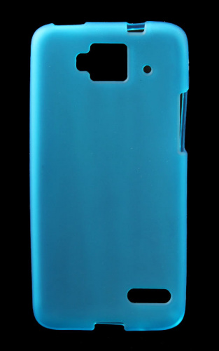 Силиконовый чехол для Alcatel OneTouch Idol Mini 6012 матовый (голубой)