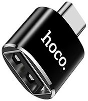 Адаптер HOCO UA5 Type-C>USB чёрный