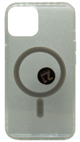 Силиконовый чехол Hoco для Apple iPhone 13 Magnetic series MagSafe прозрачный