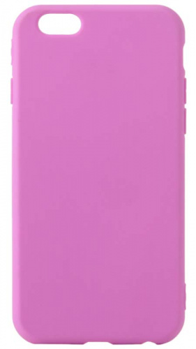 Силиконовый чехол для Apple iPhone 6/6S плотный матовый фиолетовый
