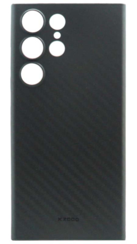 Силиконовый чехол для Samsung Galaxy S23 Ultra Air carbon черный