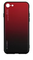 Чехол для Apple iPhone 7 градиент (красно-черный)