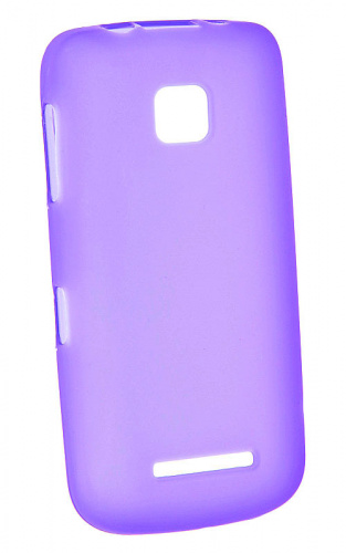 Силикон Nokia Asha 311 матовый фиолетовый