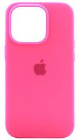 Задняя накладка Soft Touch для Apple Iphone 14 Pro неоновый розовый