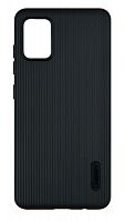 Силиконовый чехол Cherry Stripe для Samsung Galaxy A51/A515 чёрный