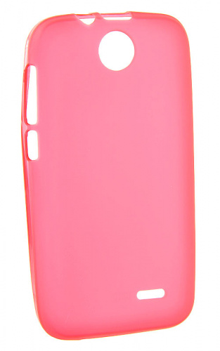 Силиконовый чехол для HTC Desire 310 Dual Sim матовый техпак (красный)