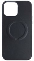 Силиконовый чехол MagSafe для Apple iPhone 13 Pro Max кожа без лого черный