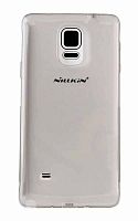 Силиконовый чехол Nillkin для Samsung N9106 Galaxy Note 4 (прозрачно-чёрный)