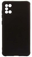 Силиконовый чехол для Samsung Galaxy A31/A315 кожа чёрный