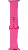 Ремешок на руку для Apple Watch 38-40mm силиконовый Sport Band неоновый розовый