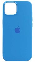 Задняя накладка Soft Touch для Apple Iphone 14 небесно-синий