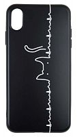 Силиконовый чехол для Apple Iphone XS Max стимпанк Котик