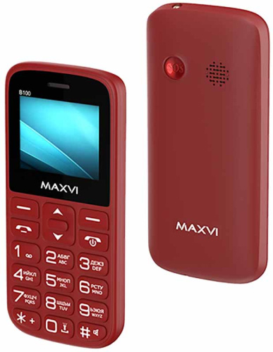 Maxvi B100 Wine-Red