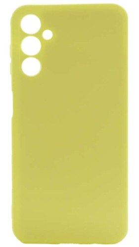 Силиконовый чехол для Samsung Galaxy A14/A145 Soft желтый