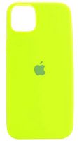 Задняя накладка Soft Touch для Apple Iphone 14 Plus неоновый салатовый