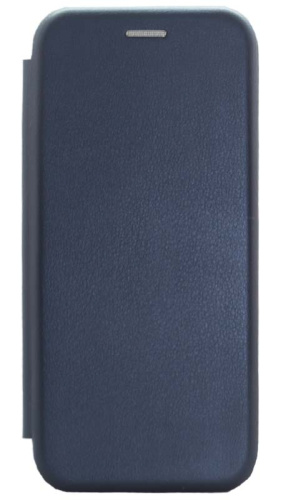 Чехол-книга OPEN COLOR для Apple iPhone 13 темно-синий