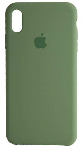 Задняя накладка Soft Touch для Apple iPhone XS Max светло-зелёный