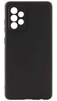 Силиконовый чехол для Samsung Galaxy A72/A725 матовый черный