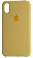 Задняя накладка Soft Touch для Apple iPhone XR жёлтый