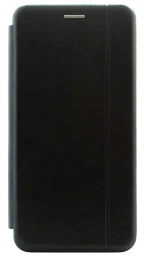 Чехол-книга OPEN COLOR для Huawei Nova 11i с прострочкой черный фото 2