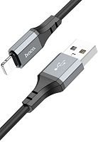 Кабель USB - 8 pin HOCO X92 Honest 3.0м 2.4A чёрный