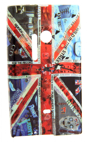 Задняя крышка силикон с картинками для NOKIA 1020 Флаг Англии 1