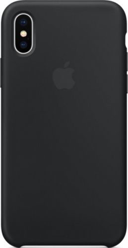 Задняя накладка Soft Touch для Apple iPhone X/XS чёрный