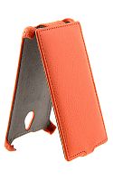 Чехол футляр-книга Armor Case для Nokia X2 Dual Sim оранжевый