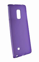 Силиконовый чехол Samsung N9150 Galaxy Note Edge матовый фиолетовый