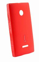 Силиконовый чехол Cherry для NOKIA Lumia 532 красный