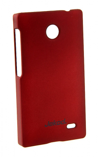 Задняя накладка Jekod для Nokia X Dual sim (красная)