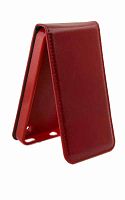 Чехол футляр-книга для ASUS ZenFone 2 (5.5) ZE551ML красный с силиконовым основанием