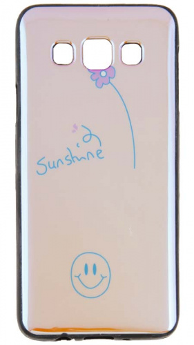 Силиконовый чехол для Samsung Galaxy A300/A3 перламутр смайл