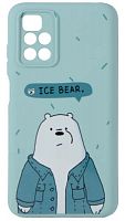 Силиконовый чехол Soft Touch для Xiaomi Redmi 10 Ice bear