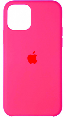 Задняя накладка Soft Touch для Apple Iphone 11 неоновый розовый