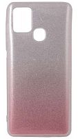 Силиконовый чехол Glamour для Samsung Galaxy A21S/A217 градиент розовый