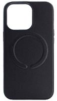Силиконовый чехол MagSafe для Apple iPhone 13 Pro кожа без лого черный